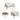 Charmydecor outdoor 4-piece acacia wood sofa set dimensions for loveseat chair and round coffee table