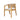 charmydecor outdoor acacia wood armchair with mixed brown rope back and beige seat cushion