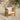 charmydecor outdoor acacia wood club chair with thick beige seat cushion against a stone wall
