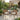 charmydecor outdoor acacia wood dining chairs set of 2 with cream cushions beside modern patio fire pit