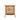 charmydecor outdoor acacia wood patio chair underside view with sturdy support frame and removable beige cushion