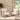 charmydecor outdoor acacia wood patio club chairs set of 2 with beige cushions on covered porch