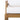 Charmydecor outdoor acacia wood seating frame detail with thick beige cushion and natural wood grain finish