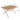 Charmydecor outdoor dining table dimensions 55.12 inch long 35.43 inch wide and 29.13 inch high