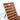 Charmydecor outdoor lounge chair close-up showing brown acacia wood slatted adjustable backrest