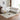 charmydecor oversized white sand modular sectional couch with plush cushions and L-shaped living room layout