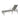 charmydecor Oxton adjustable outdoor chaise lounge with gray wicker seat and aluminum frame