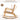 Wooden rocking chair with wicker seat and backrest on a white background, featuring text about comfort and relaxation.