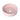 CharmyDecor pink ceramic vessel sink in a front angle view showing the round bowl and central drain opening.
