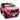 Charmydecor pink kids car front angle view Lexus GX550 24V ride on SUV with LED headlights and realistic design
