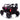 Charmydecor pink kids car rear side view showing suspension system and sporty frame