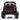 Charmydecor pink kids car UTV rear view with LED tail lights and visible suspension system