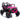 Charmydecor pink kids car side view showing open door style design and suspension system