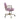 CharmyDecor pink leather office desk chair with ergonomic armrest design