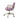 CharmyDecor pink leather office desk chair with mid century modern office design