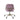 CharmyDecor pink leather office desk chair rear view showing premium leather upholstery
