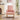 charmydecor pink sherpa rocking armchair front view with padded armrests