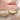 charmydecor pink sherpa rocking chair solid rubber wood legs detail