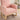 charmydecor pink sherpa rocking chair padded seat and armrest detail