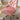 charmydecor pink swivel office chair comfortable velvet seat cushion with gold decorative studs