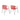 charmydecor Quilla stackable indoor outdoor red rope dining chairs set of 2 front and rear view
