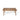 Charmydecor rectangular acacia wood outdoor dining table with slatted tabletop front view