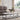 charmydecor rectangular faux marble coffee table with black metal frame in bright modern living room