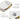 CharmyDecor rectangular vessel sink collage showing the glossy white interior, gold-colored rim, and drain area.