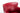 CharmyDecor red faux leather accent chair close-up showing smooth leather-inspired upholstery