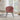 Charmydecor red living room chair shell lounge chair front view modern bean paste red upholstered accent chair