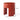 CharmyDecor red round nightstand dimensions 17.7 inches wide, 17.7 inches deep, and 18.1 inches high