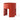 CharmyDecor red round nightstand rear view showing modern cylindrical form and curved base