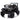 Black toy off-road vehicle with LED lights on a white background