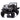 CharmyDecor ride on car front angle view electric off-road truck with LED lighting system and remote control