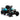 charmydecor ride on tractor blue electric kids tractor side view with trailer