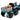 charmydecor ride on tractor blue electric kids tractor trailer for toys