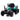 charmydecor ride on tractor blue electric kids tractor with rugged wheels
