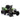Charmydecor ride on tractor electric kids tractor front view green 24V farm toy vehicle
