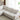 charmydecor right side view of white sand L-shaped modular sectional sofa beside bright window
