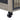 charmydecor rolling caster wheel detail on grey furniture dog crate side table