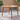 CharmyDecor round acacia wood outdoor dining table with teak finish and slatted tabletop for patio dining
