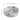 CharmyDecor round ceramic vessel sink dimension diagram showing basin diameter and height.
