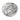 CharmyDecor round ceramic vessel sink in an elevated angle view showing white and gray marble-like veining.