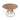 charmydecor round outdoor dining table dimensions with 47 inch acacia wood slat tabletop and wicker base