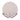 Round white cushion with wooden frame on a white background
