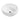 CharmyDecor white ceramic round vessel sink angled view showing the smooth interior and open drain hole