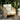 Charmydecor Royal Wood Textilene outdoor club chair with acacia wood frame and cream cushions styled on a patio