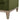 Green upholstered chair with wooden legs on a white background
