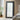 charmydecor rustic black full length mirror with wide wood frame in cozy bedroom