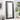 charmydecor rustic black mango wood full length mirror leaning in bright bedroom corner